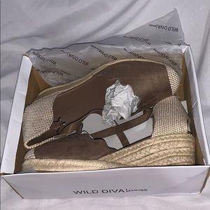 Brand new wedge heels